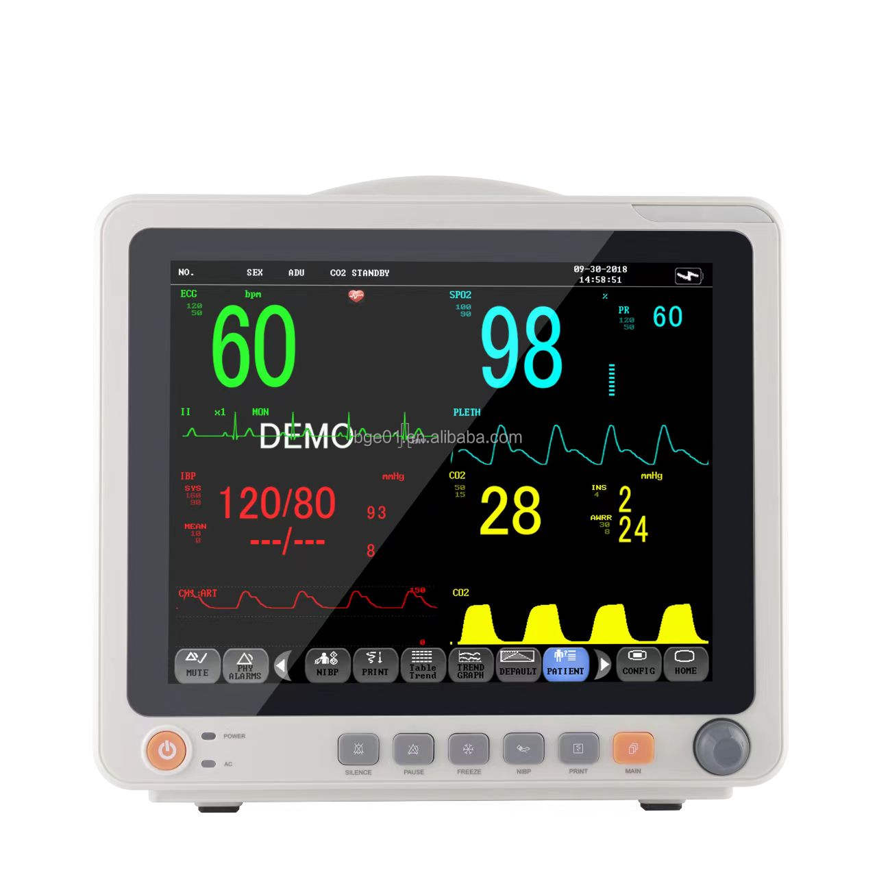 76-Medical Multi-Parameter Patient Monitor Full Range Vital Signs Hospital Touch Screen Display Full Ac.jpg